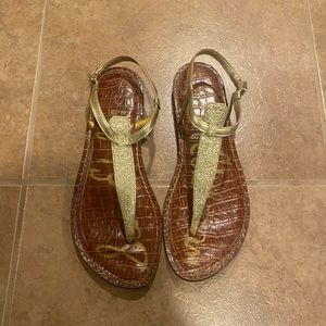 Gold Sam Edelman Sandals